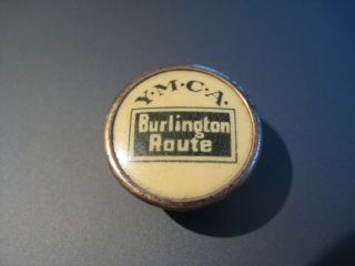 Vintage Ymca Burlington Route Pin