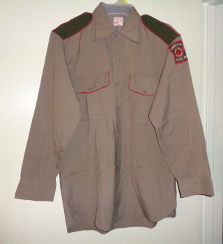 Vintage Obsolete Louisiana State Police Long Sleve Shirt