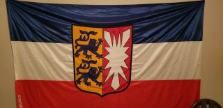 4x6.  5 Schleswig Holstein Germany Flag German State Banner Indoor Outdoor