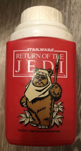 Vintage Thermos Lunch Box Return of the Jedi w Thermos 1983,  Bonus 8