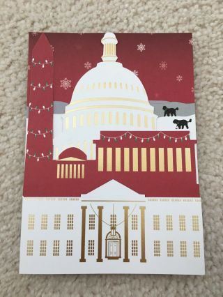 2015 Official White House Presidential Christmas Card - President Barack Obama