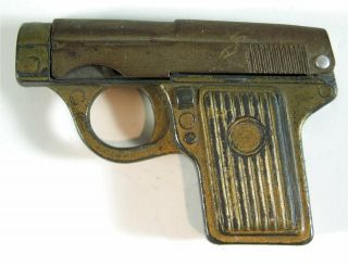 1920s Figural Pencil Sharpener In Form Of A 1911 Colt Handgun Pistol Germany