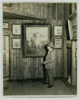 Rare Johnny Baker Cowboy Kid Photograph Inside Buffalo Bill Wild West Museum 2