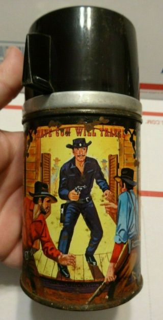 Have Gun Will Travel Lunchbox Thermos Only Only The Thermos 5day List