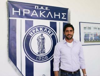 Iraklis (Thessaloniki) AEP Iraklis Kωνσταντινου 19 Football Shirts Match Worn 3