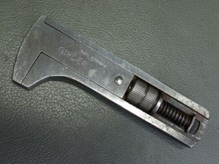 Vintage Unusual King Dick Girder 4 5/8 " Adjustable Spanner Wrench Old Tool