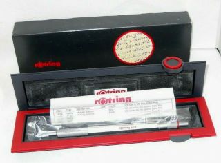 Rotring 600 Series Quattro Lava Ballpoint Pen With Case & Info Sheet