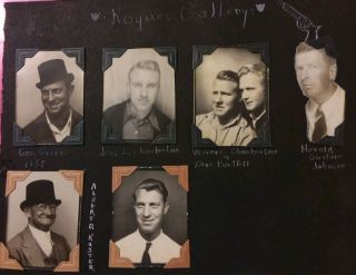 11 Vintage 1936 Photos Of The " Rogues Gallery " Men Man In Hats Chamberlain