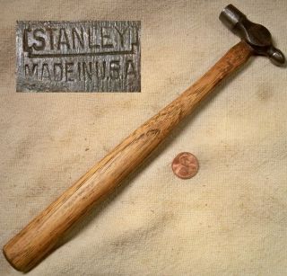 Stanley 3 Oz Ball Peen Hammer Good Shape Handy Old Tool Read