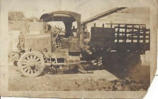 York Canners Inc.  Rome,  N.  Y.  Old Antique Truck Vintage Photograph