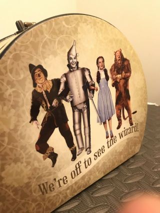 RARE STYLE The Wizard Of Oz VINTAGE Lunchbox We’re Off To See A,  Briefcase 3