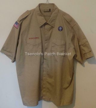Boy Scout Now Scouts Bsa Uniform Shirt Size Adult 2x - Large Ss 069