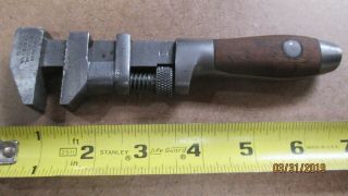 Vintage Antique Coes 6 1/2 Monkey Wrench Made By Coes Wrench Co Worcester Ma