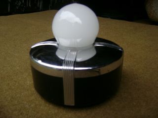 Vintage Eveready Masterlite Art Deco Table Flashlight Combo Lamp Flashlight