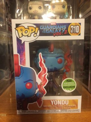 Funko Pop Marvel Guardians Of The Galaxy Vol.  2 Yondu 310 2018 Eccc Exclusive