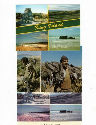 Australia Modern Postcards,  King Island Tasmania (3 Cards)