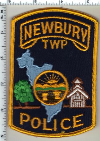 Newbury Township Police (ohio) Shoulder Patch From 1992