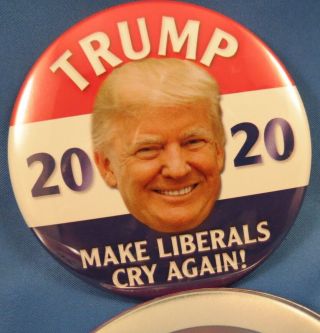 Of 21 Trump Buttons 3 " Make Liberals Cry Again 2020 Gop Photo Usa