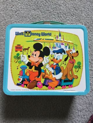 Walt Disney World Metal Lunch Box