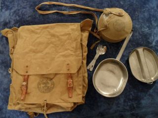 Boy Scout Back Pack Palco Canteen Mess Kit 1967 Camping Hiking Supplies
