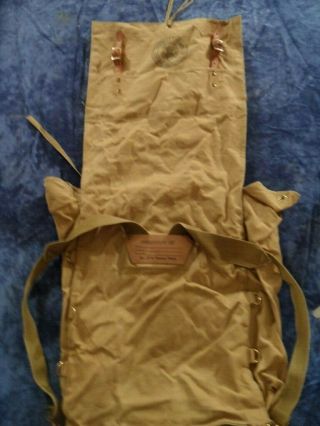 Boy Scout Back Pack Palco Canteen Mess Kit 1967 Camping Hiking Supplies 6