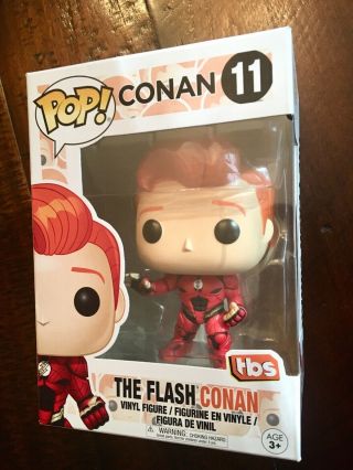 Conan O’brien Funko Pop Flash 11 Exclusive San Diego Comic Con 2017