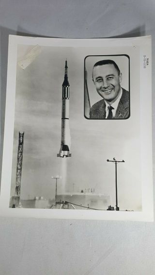 Official Nasa Press Photo Numbered Project Mercury Gus Grissom
