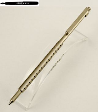 Very Rare Slim Lamy Spirit Ballpoint Pen In Palladium - Made In Germany