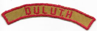 Duluth Krs Khaki And Red Community Strip Vintage Boy Scouts Of America Bsa
