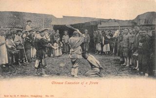 Postcard Chinese Execution Of A Pirate 115810