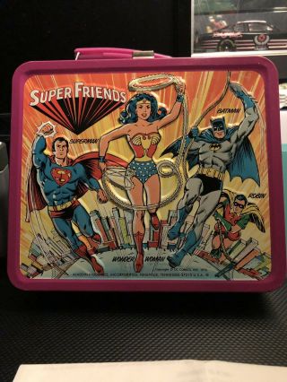 Vintage 1976 Dc Friends Metal Lunch Box – No Thermos