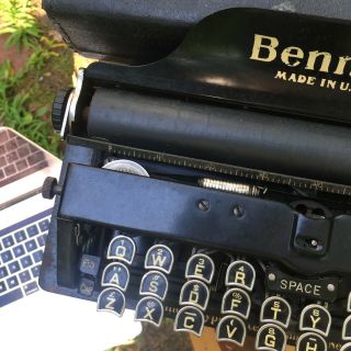 Bennett Portable Typewriter.  Stamped: PATENTED M ' CH 26 1901. 3