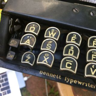 Bennett Portable Typewriter.  Stamped: PATENTED M ' CH 26 1901. 7