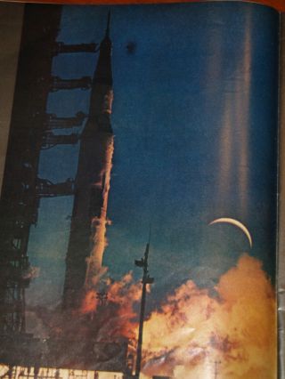 2 Life Magazines on the 1969 Moon Landing until Xmas 2
