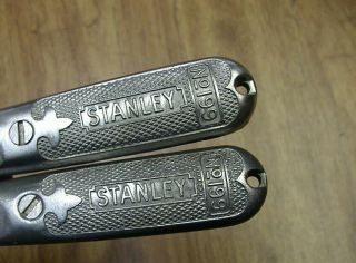 Old Tools,  2 Vintage Stanley No.  199 Fixed Blade Utility Knives, 2