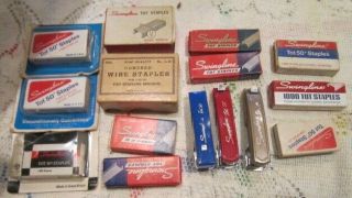 Vintage Batch Of Swingline Tot 50 Mini Stapler W/staples