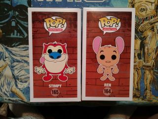 Funko Pop Animation 164 & 165 Ren and Stimpy See Photos 2