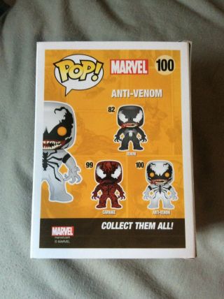 Funko Pop Marvel Anti Venom GITD Box Lunch Exclusive 3