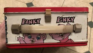 1984 The Pink Panther & Sons Cartoon Thermos Metal Lunchbox & Thermos 3