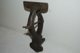 Antique Bench Mount Saw Vise Small Size