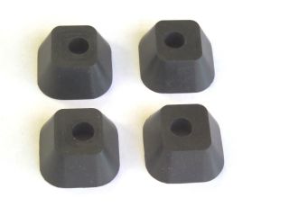 Replacement Rubber Feet With Offset Hole For Royal Portable Typewriters (4)