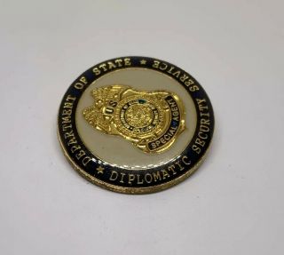 Department Of State Diplomatic Security Services Special Agent Badge Pin Lapel