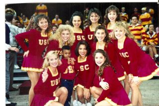 Usc Song Girls - University Of Southern California Postcard 1992