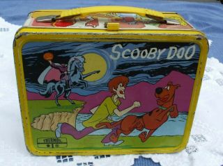 1973 Scooby Doo Lunch Box,  Hanna - Barbera Productions,  No Thermos