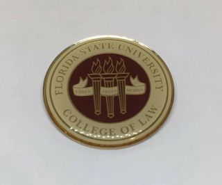 Florida State University Fsu College Of Law Pin Lapel Tie Tac Lawyer Attorney