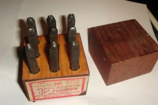 Vintage Millers Falls 1/8 Steel Numbers Punch Set 1550 - 03