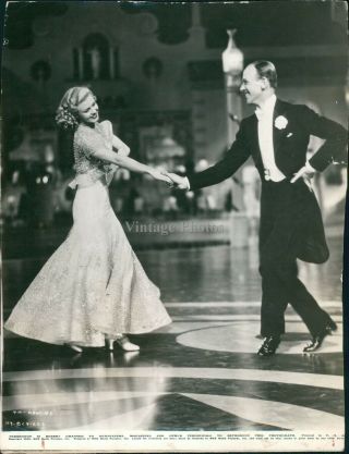 1936 Press Photo Musician Fred Astaire Ginger Rogers Top Dance Piccolino 7x9