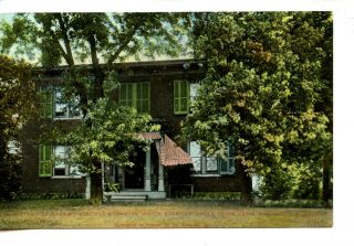 Home Of Harriet Beecher Stowe - Walnut Hills - Cincinnati Ohio - Vintage Postcard