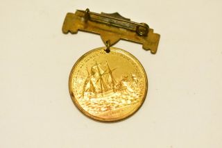 1893 Columbian Exposition,  Chicago,  Columbus medal/coin 2