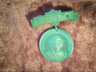 1893 Columbian Exposition,  Chicago,  Columbus medal/coin 5